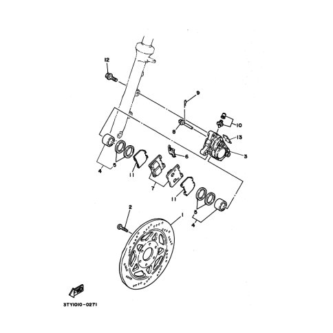 BREMSSATTEL KOMPL.(R)