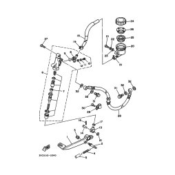 HALTER, BREMSSCHLAUCH