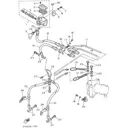 HALTER, BREMSSCHLAUCH
