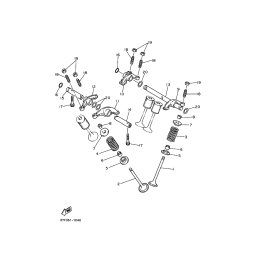 HALTER, VENTILFEDER