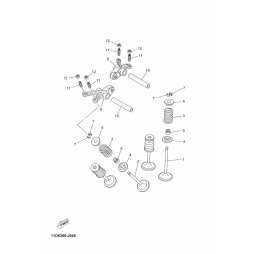 HALTER, VENTILFEDER