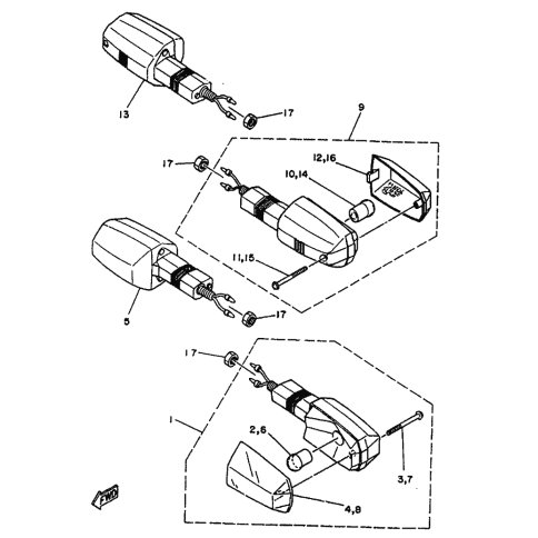 VORDERER BLINKER KOMPL. 1