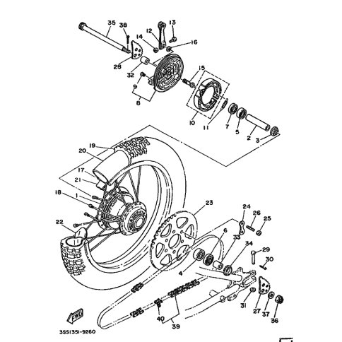 SPEICHENSATZ, HINTEN