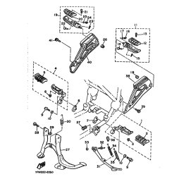 VORDERE FUSSRASTE KOMPL. (L