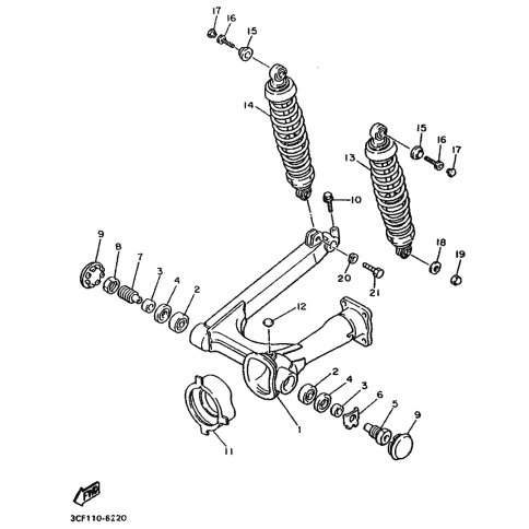 STOSSDAMPFEREINHEIT, HINTEN