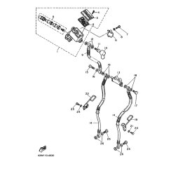 HALTER, BREMSSCHLAUCH 1