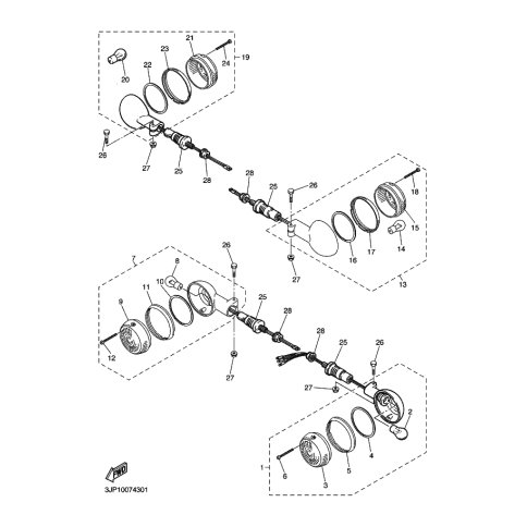 VORDERER BLINKER KOMPL. 1