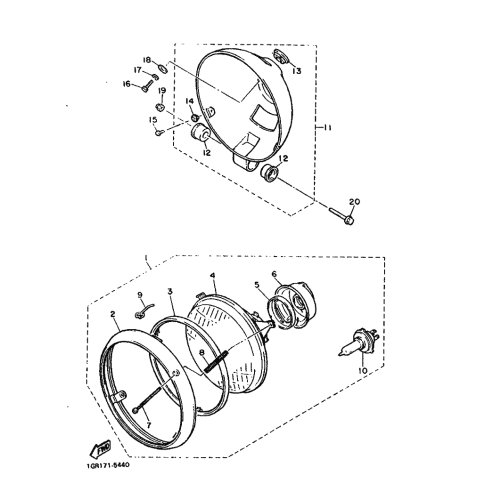 DAMPFER, SCHEINWERFER