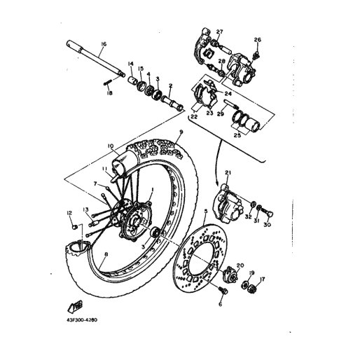 BREMSSATTEL KOMPL.