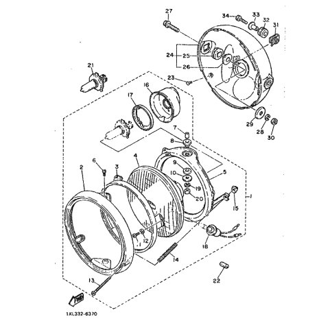 RINGKRANZ, SCHEINWERFER