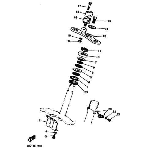LENKERHALTER, UNTEN
