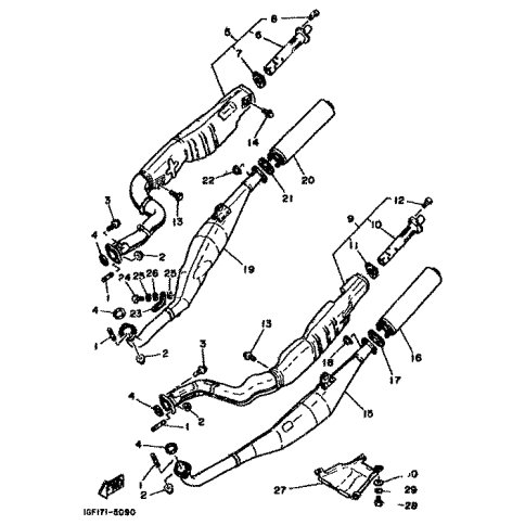 SCHALLDAMPFER, AUSPUFF