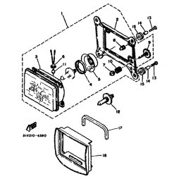 DAMPFER, SCHEINWERFER