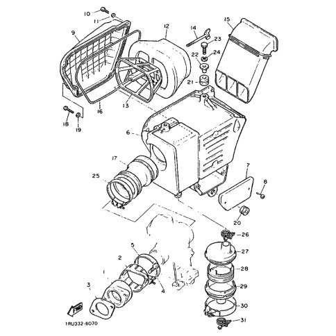 VERBINDUNG, LUFTFILTER 1