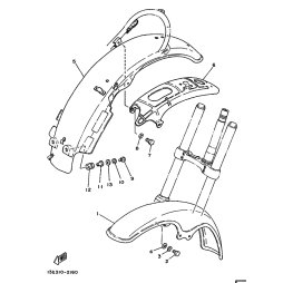 VORDERRAD-KOTFLUGEL KOMPL.