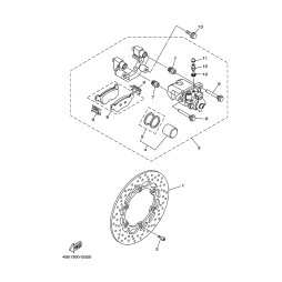 BREMSSATTEL KOMPL., HINTEN