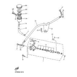 HALTER, BREMSSCHLAUCH 1
