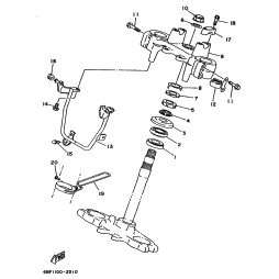 STUTZE, SCHEINWERFER