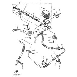 HALTER, BREMSSCHLAUCH
