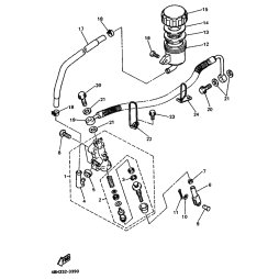 HALTER, BREMSSCHLAUCH