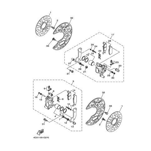 BREMSSATTEL KOMPL.(L)