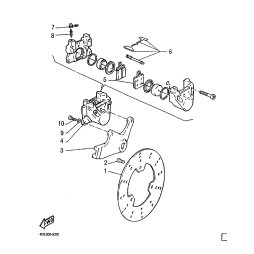 BREMSSATTEL KOMPL., HINTEN