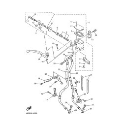 HALTER, BREMSSCHLAUCH