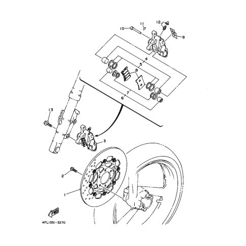 BREMSSATTEL KOMPL.(R)