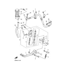 HALTER, BREMSSCHLAUCH 2