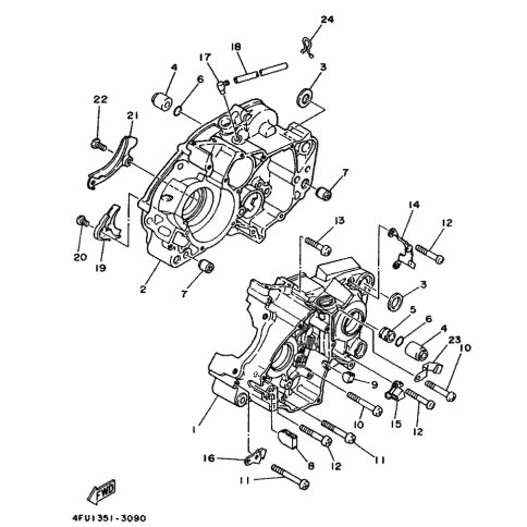 ABSTANDHALTER, MOTORAUFHANG