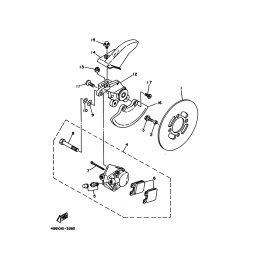 BREMSSATTEL KOMPL., HINTEN