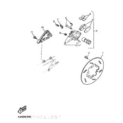 BREMSSATTEL KOMPL., HINTEN