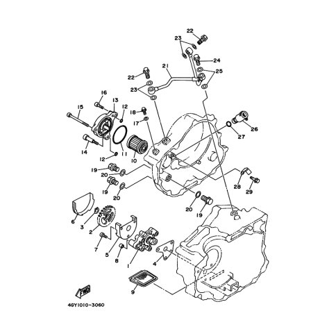 DECKEL, OLFILTERELEMENT