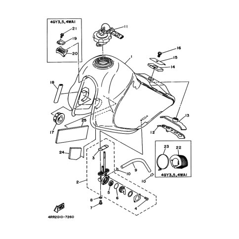 BRACKET, TANK FITTI