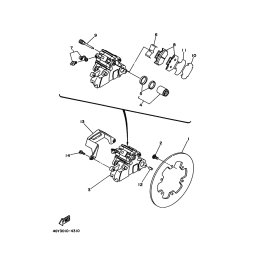 BREMSSATTEL KOMPL., HINTEN