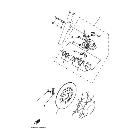 BREMSSATTEL KOMPL.(R)