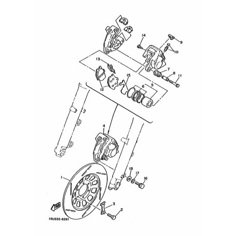 BREMSSATTEL KOMPL.