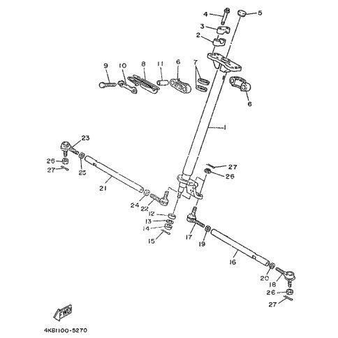 BRACKET, STEERING L