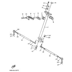 BRACKET, STEERING L