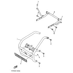 BAR, CARRY REAR