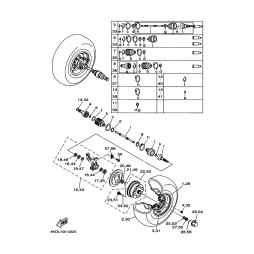 STEERING, KNUCKLE ASSY (LEF