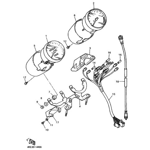 ABDECKUNG, INSTRUMENT 2