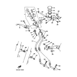 HALTER, BREMSSCHLAUCH 2