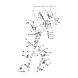 HALTER, BREMSSCHLAUCH