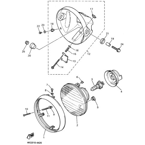 DAMPFER, SCHEINWERFER 1