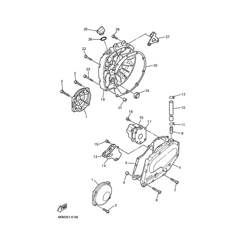 DECKEL, KURBELGEHAUSE 1