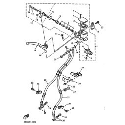 HALTER, BREMSSCHLAUCH