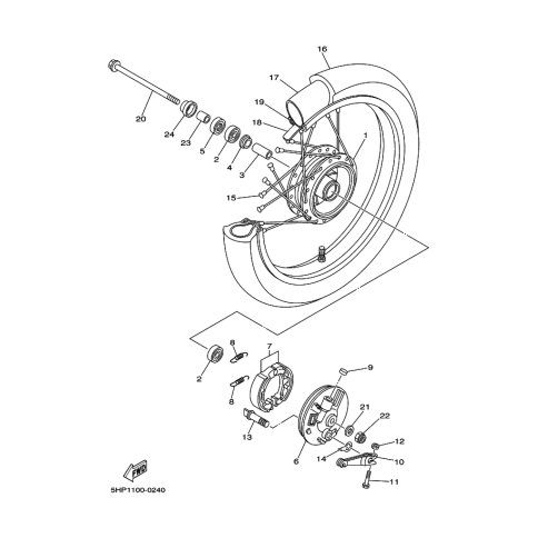 BREMSSCHUHSATZ