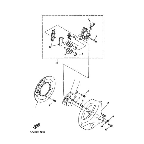 BREMSSATTEL KOMPL.(L)