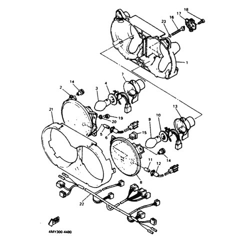 KABEL, SCHEINWERFER